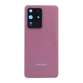 Vitre arrière Samsung Galaxy S20 Ultra G988 Rose Avec lentille - OEM