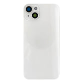 Vitre arrière iPhone 14 Plus Blanc (Contour caméra agrandi)