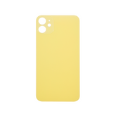 Vitre arrière iPhone 11 Jaune (Cadre caméra agrandi) - OEM