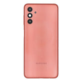 Vitre arrière Samsung Galaxy A04s A047F Orange Avec Lentille - OEM