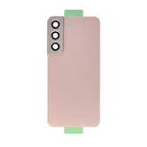 Vitre arrière Originale Samsung Galaxy S22 S901 Or Rose avec lentille