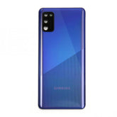 Vitre arrière Samsung Galaxy A41 A415F Prism Crush Bleu avec lentille – OEM