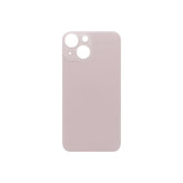 Vitre arrière iPhone 13 Mini Rose (Cadre caméra agrandi) - OEM
