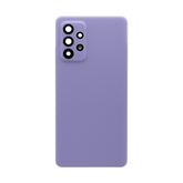 Samsung Galaxy A52 A525, A526, A52s A528 Vitre arrière Violet avec lentille - OEM