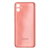 Vitre arrière Samsung Galaxy A04e A042F Orange avec lentille - OEM