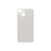 Vitre arrière iPhone 13 Mini Blanche (Cadre caméra agrandi) - OEM