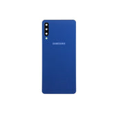 Vitre arrière Samsung Galaxy A7 A750F (2018) Bleue avec lentille – OEM