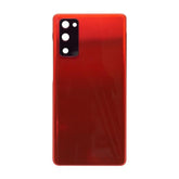 Vitre arrière Samsung Galaxy S20 FE G780 Rouge Nuage Avec lentille - OEM