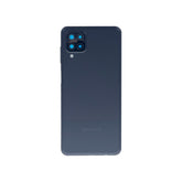 Vitre arrière Samsung Galaxy A12 A125F Noire avec lentille – OEM