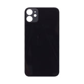 Vitre arrière iPhone 11 Noire (Cadre caméra agrandi) - OEM