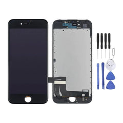 Ecran LCD + Vitre pour Apple iPhone 7 Noir + Kit d'outils