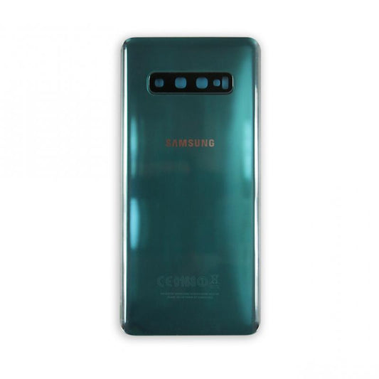 Samsung Galaxy S10 Plus G975 Vitre arrière Vert avec lentille - OEM