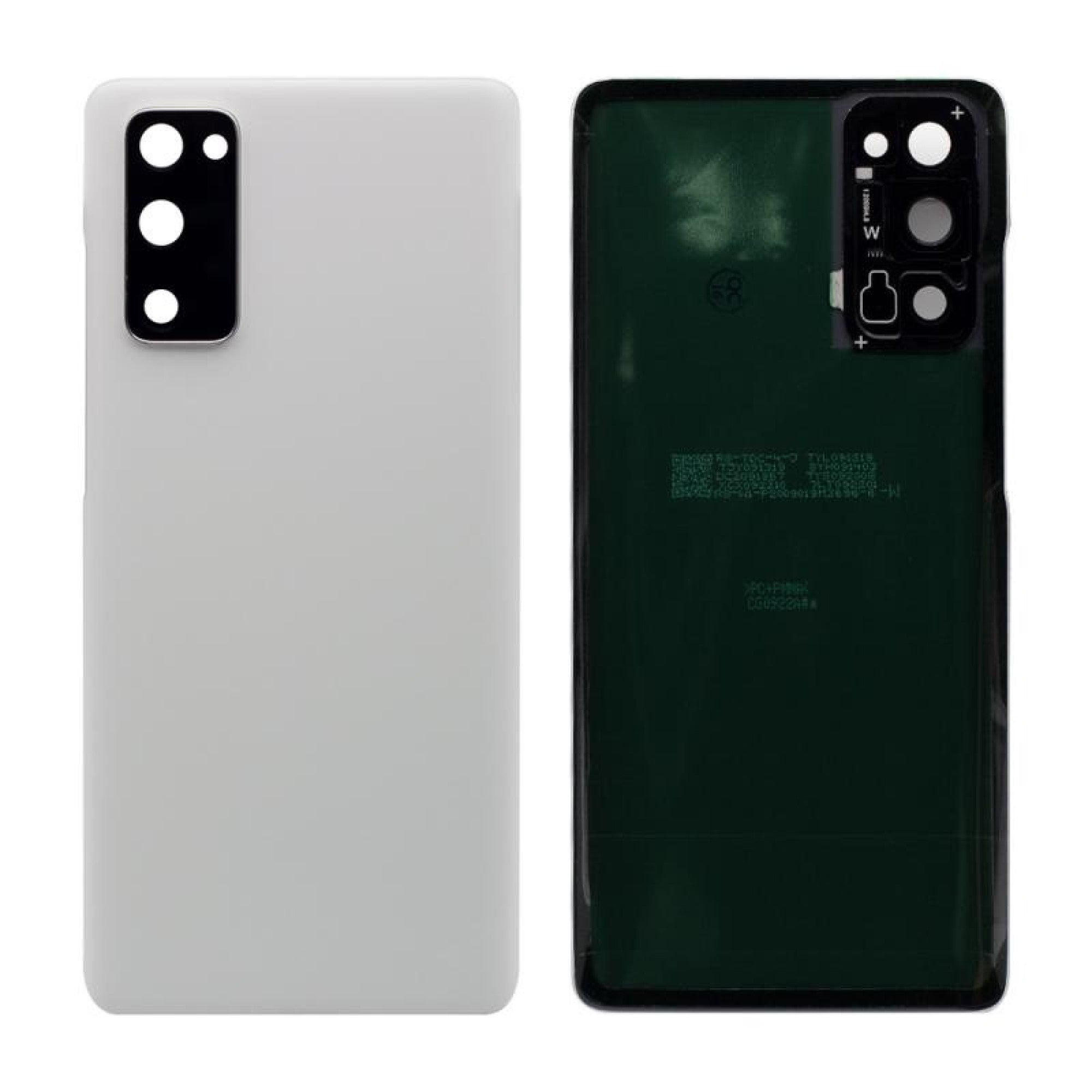 Vitre arrière Samsung Galaxy S20 FE G780 Blanc Nuage Avec lentille - OEM