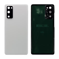 Vitre arrière Samsung Galaxy S20 FE G780 Blanc Nuage Avec lentille - OEM