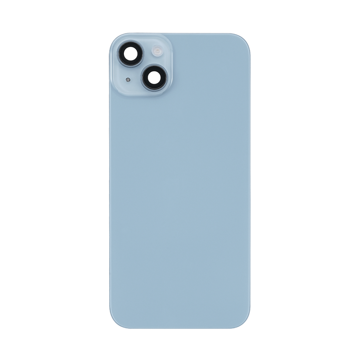 Vitre arrière iPhone 14 Plus Bleu (Contour caméra agrandi)