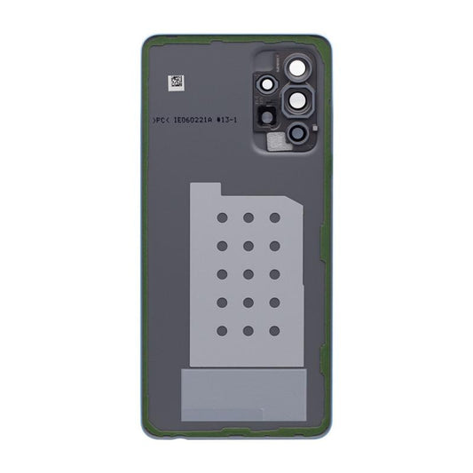 Samsung Galaxy A52 4G A525, A52 5G A526, A52s A528 Vitre arrière Bleu avec lentille - OEM