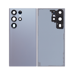 Vitre arrière Samsung Galaxy S23 Ultra S918 Graphite avec lentille - OEM