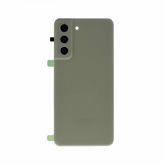 Vitre arrière Samsung Galaxy S21 FE G990 Olive Avec lentille - OEM