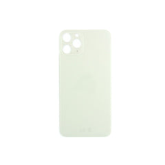Vitre arrière iPhone 11 Pro Argent (Cadre caméra agrandi) - OEM