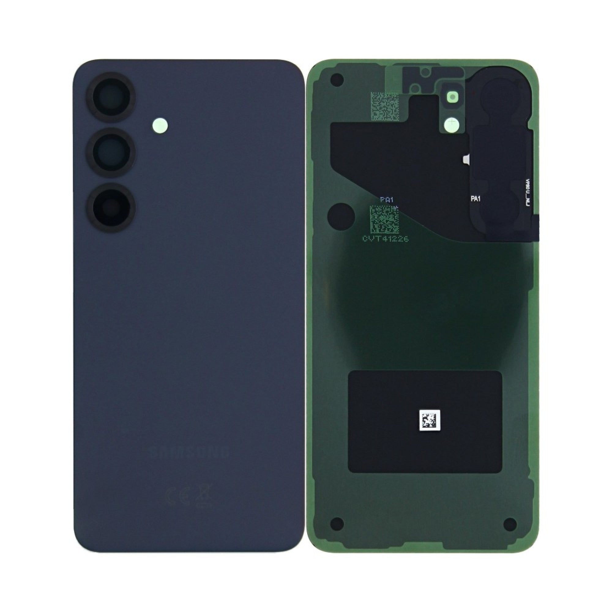 Vitre arrière originale Samsung Galaxy S25 S931 Bleu / Noir avec lentille