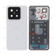 Vitre arrière Xiaomi 14 (23127PN0CC) Argent avec lentille - OEM