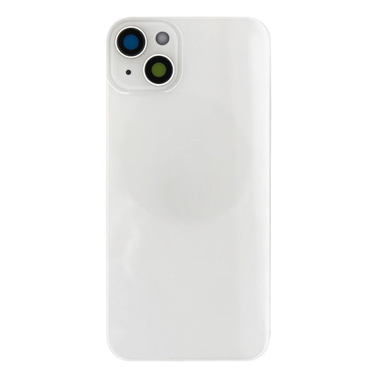 Vitre arrière iPhone 14 Plus Blanc (Contour caméra agrandi)