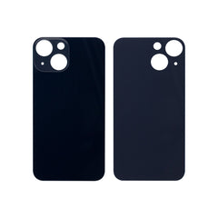 Vitre arrière iPhone 13 Mini Noire (Cadre caméra agrandi) - OEM