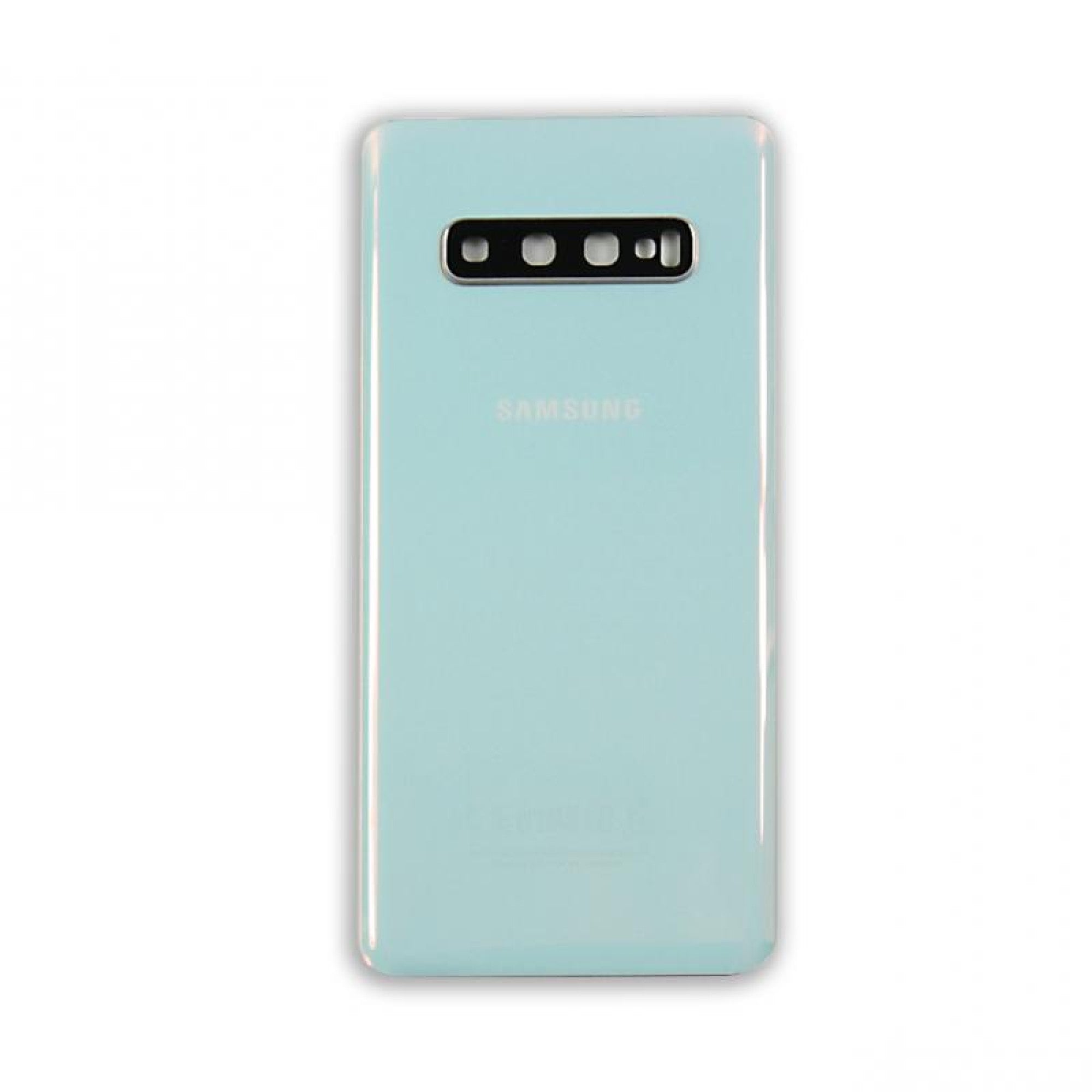 Samsung Galaxy S10 Plus G975 Vitre arrière Blanc avec lentille - OEM