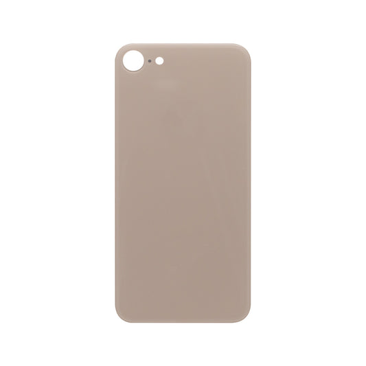 Vitre arrière iPhone 8 Or Extra (Cadre caméra agrandi) - OEM