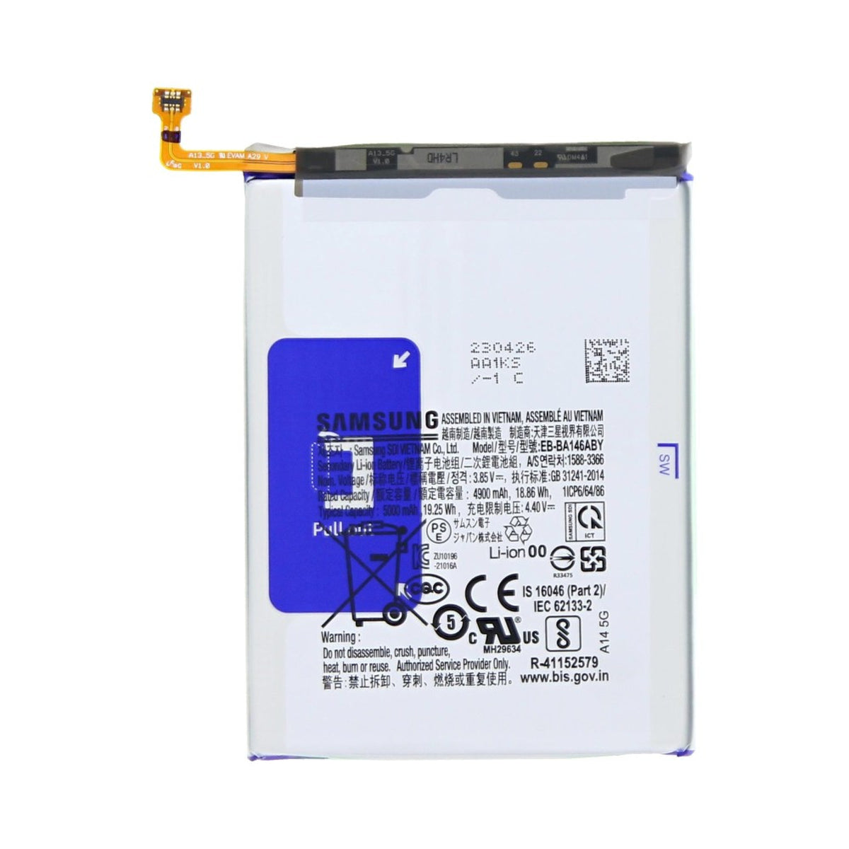 Batterie Samsung Galaxy A14 5G (Non UE) A146B EB-BA146ABY – Original