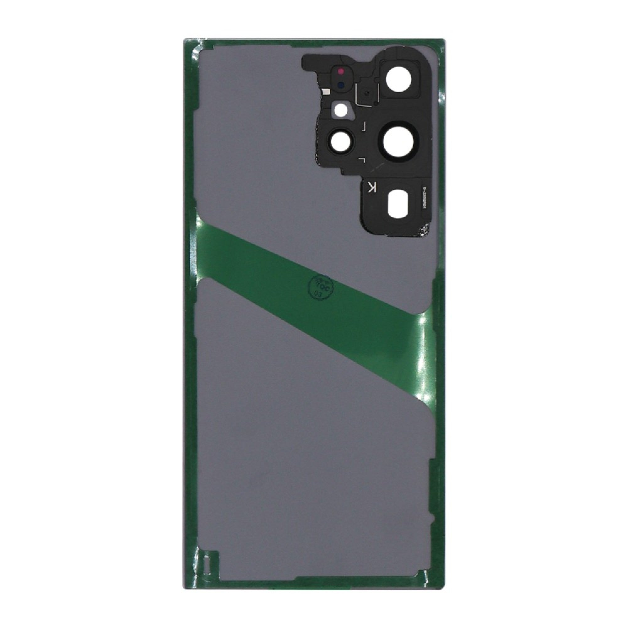 Vitre arrière Originale Samsung Galaxy S23 Ultra S918 Lavande avec lentille