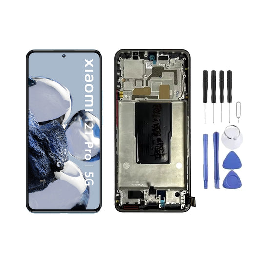 Chassis + Ecran LCD AMOLED + Vitre pour Xiaomi 12T Pro + Kit d'outils