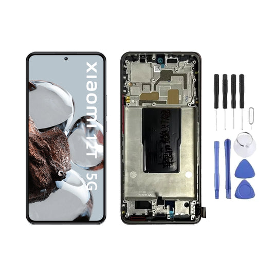 Chassis + Ecran LCD AMOLED + Vitre pour Xiaomi 12T + Kit d'outils