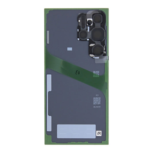 Vitre arrière originale Samsung Galaxy S24 Ultra S928 Jaune Titane avec lentille