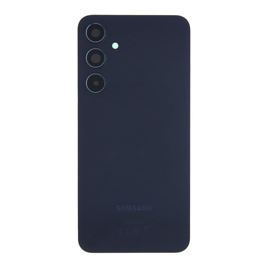 Samsung Galaxy A55 5G A556 Vitre Arrière Bleu Marine avec Lentille - Originale