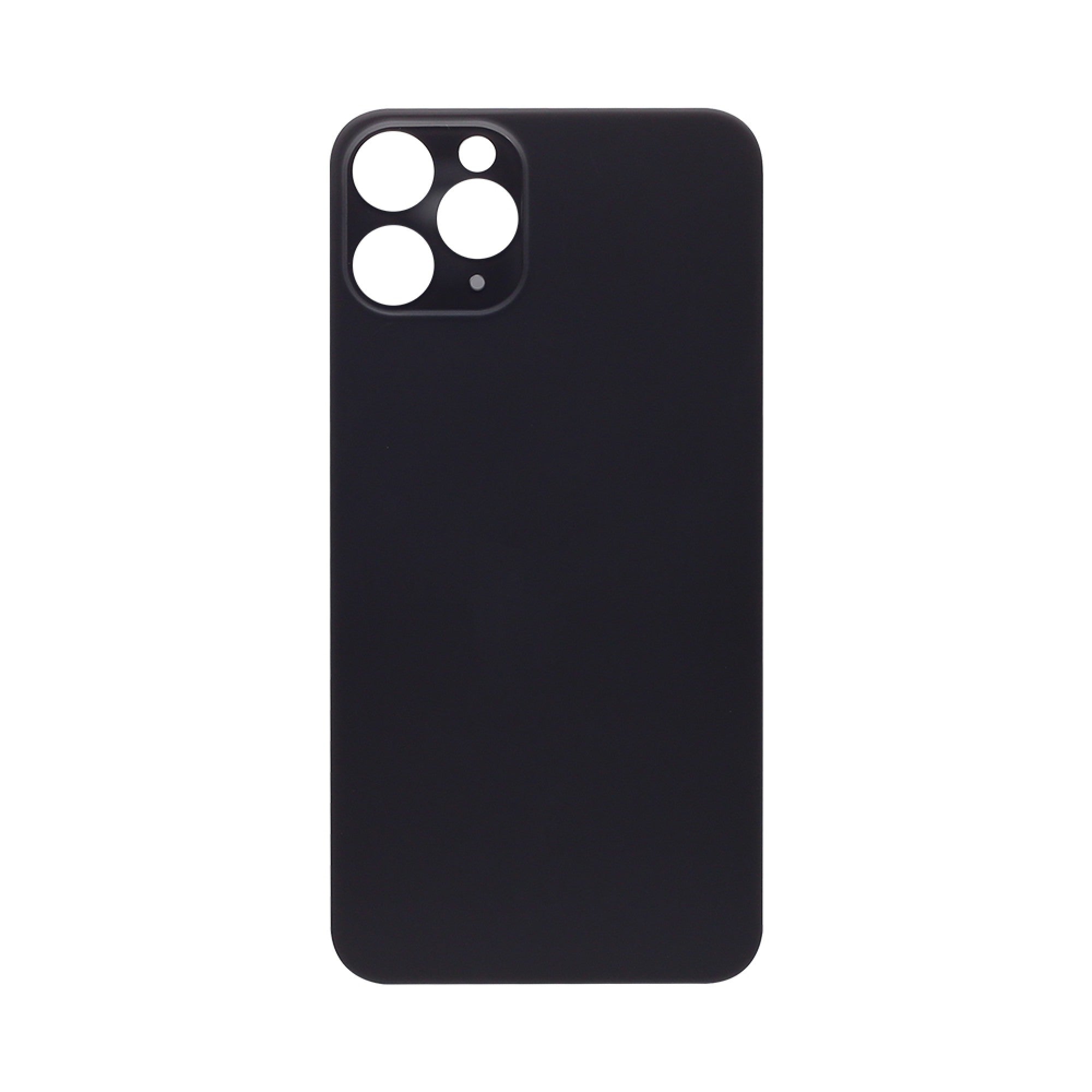 Vitre arrière iPhone 11 Pro Noir (Cadre caméra agrandi) - OEM