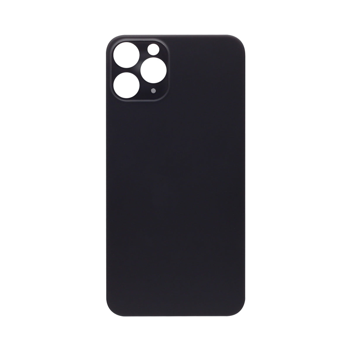 Vitre arrière iPhone 11 Pro Noir (Cadre caméra agrandi) - OEM