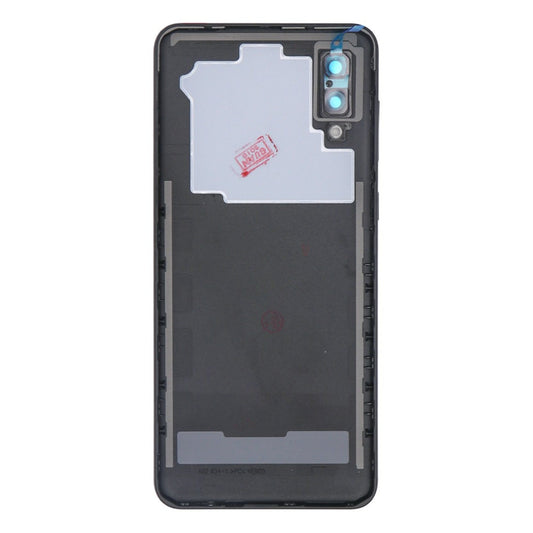 Vitre arrière Samsung Galaxy A02 A022F Noire Avec Lentille - OEM