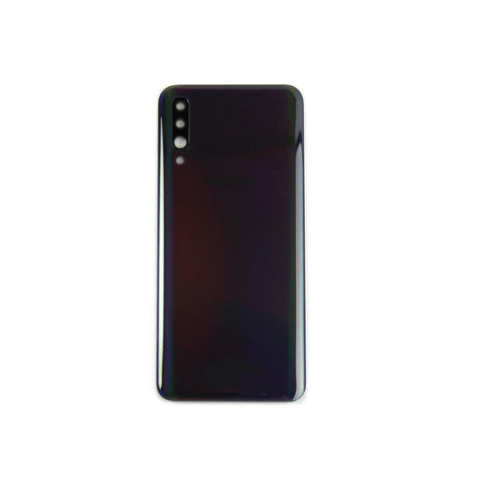 Samsung Galaxy A50 A505 Vitre arrière noire avec lentille - OEM