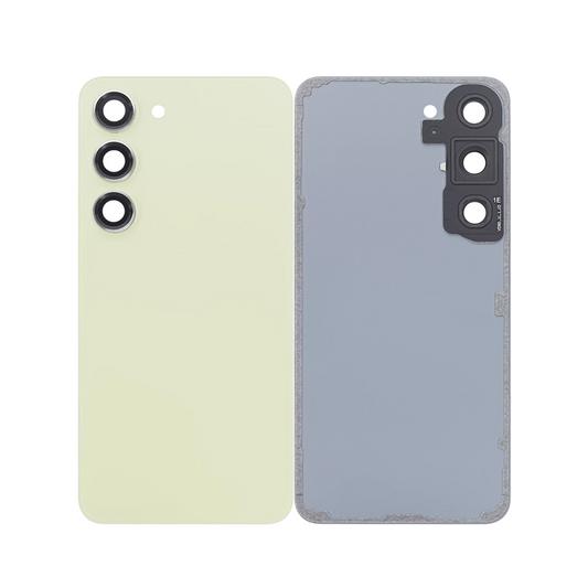Vitre arrière Samsung Galaxy S23 S911 Citron Vert avec lentille – OEM