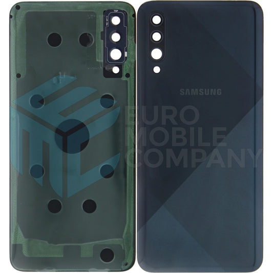 Samsung Galaxy A50s A507 Vitre arrière Noir avec lentille - OEM