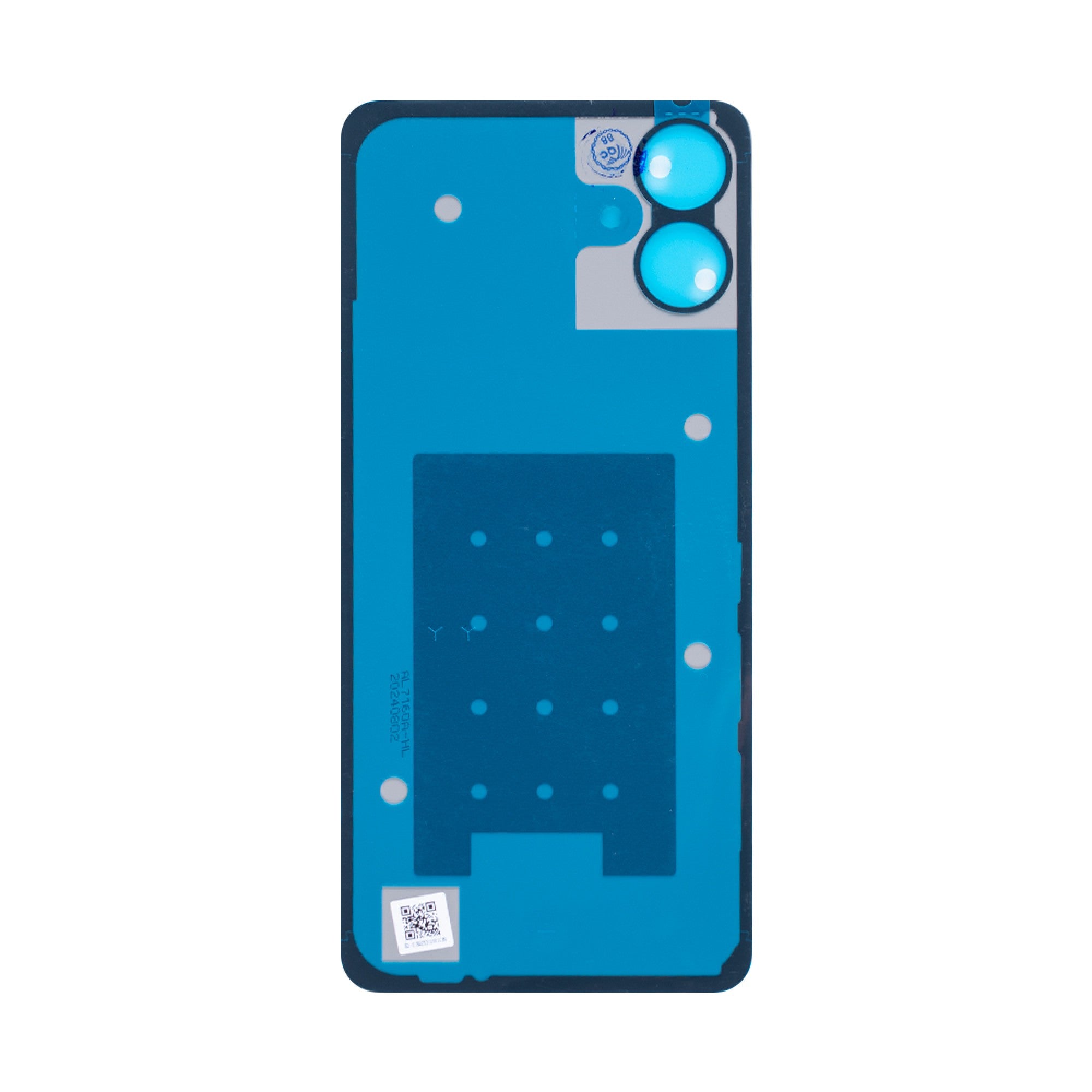 Vitre arrière Samsung Galaxy A06 A065F Blanche Sans Lentille - OEM