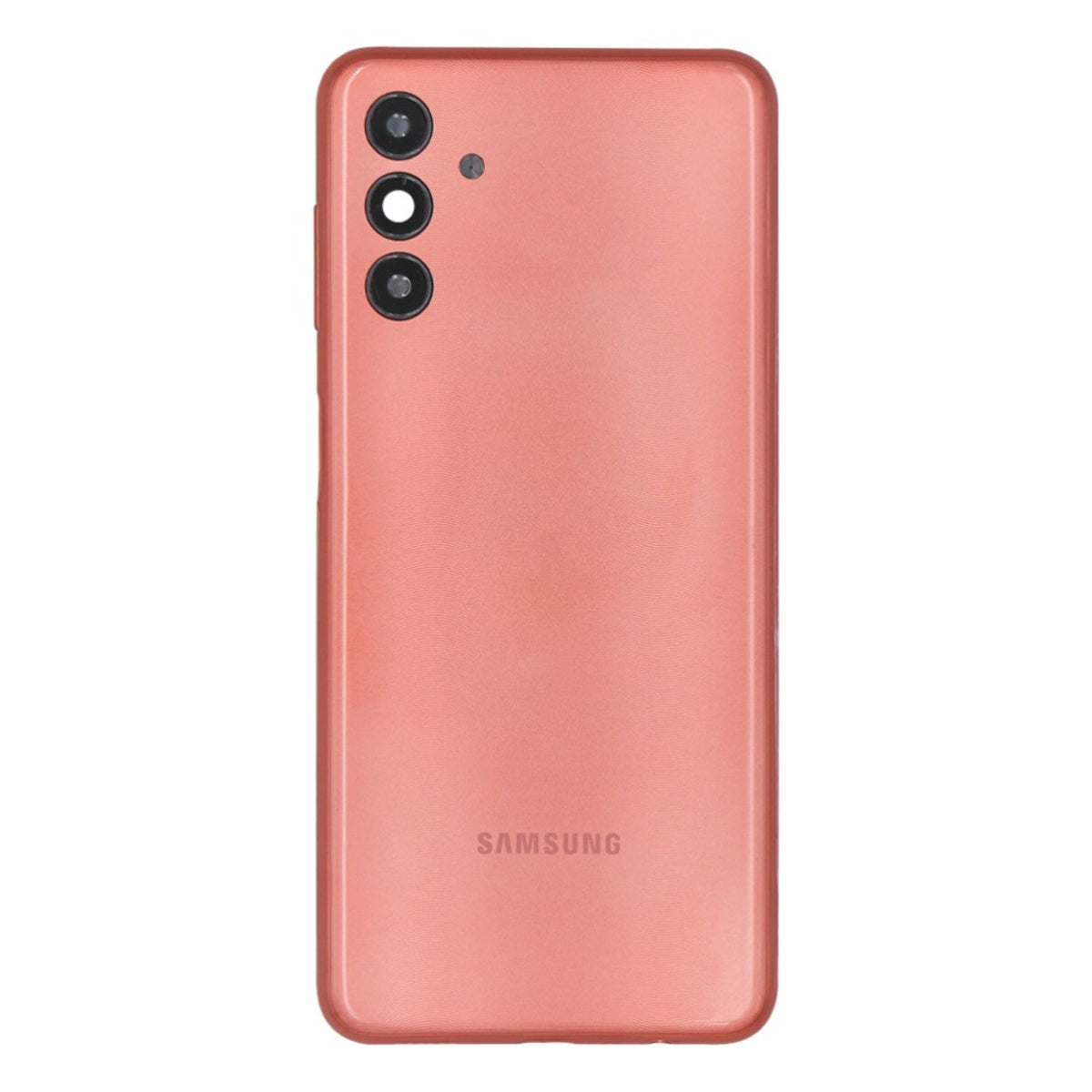 Vitre arrière Samsung Galaxy A04s A047F Orange Avec Lentille - OEM