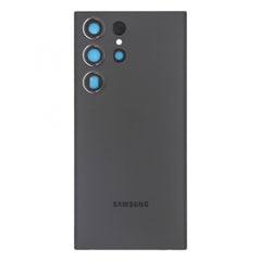 Vitre arrière Originale Samsung Galaxy S23 Ultra S918 Noir Phantom avec lentille