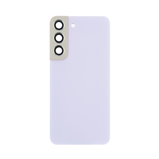 Vitre arrière Originale Samsung Galaxy S22 S901 Violet avec lentille