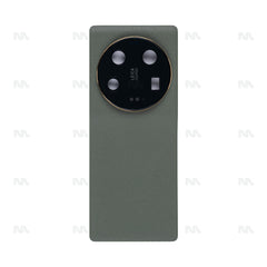 Vitre arrière Xiaomi 13 Ultra (2304FPN6DC) Vert olive avec lentille - OEM