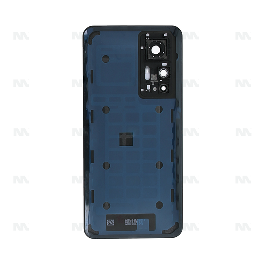 Vitre arrière Xiaomi 12T (22071212AG) Noir avec lentille - OEM