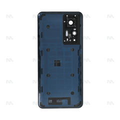 Vitre arrière Xiaomi 12T (22071212AG) Noir avec lentille - OEM