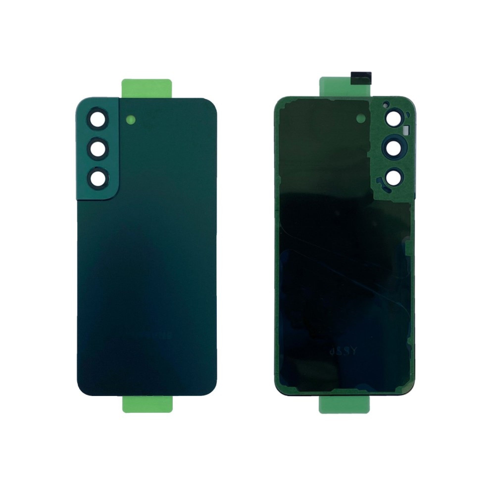Vitre arrière Originale Samsung Galaxy S22 S901 Verte avec lentille