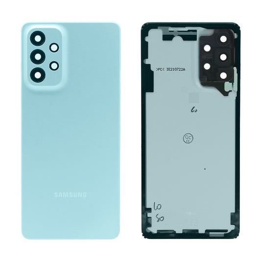 Samsung Galaxy A73 5G A736 Vitre arrière vert menthe avec lentille - OEM